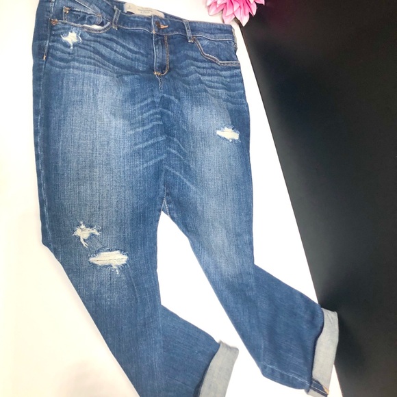 Abercrombie & Fitch distressed straight leg jeans - Picture 3 of 13